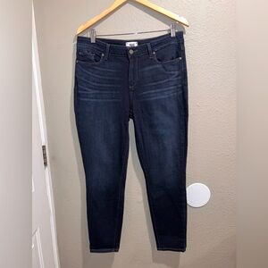 PAIGE Verdugo Ankle Skinny Jeans in Kaiya Wash - Size 32